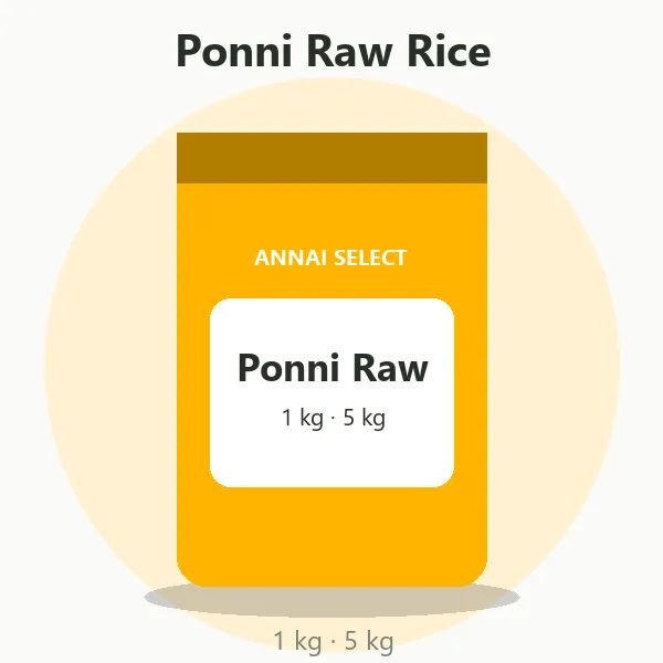 Ponni Raw Rice